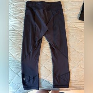 Lululemon Pace Rival Crop *Full-On Luxtreme 22" True Navy